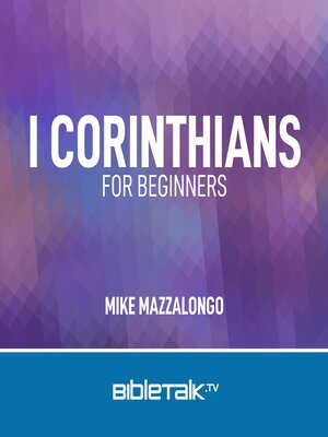 cover image of I Corinthians for Beginners